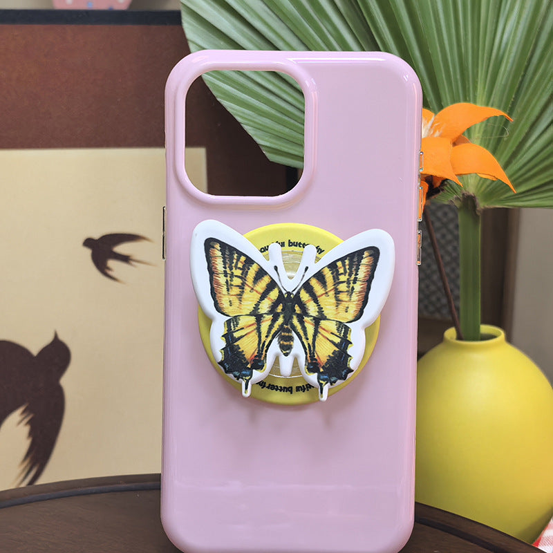 Butterfly-Themed Phone Grip Bowlift