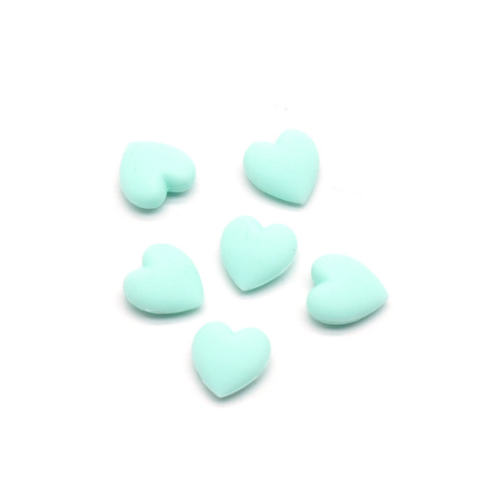 Decorative Heart Shaped Rubber Charms Bowlift