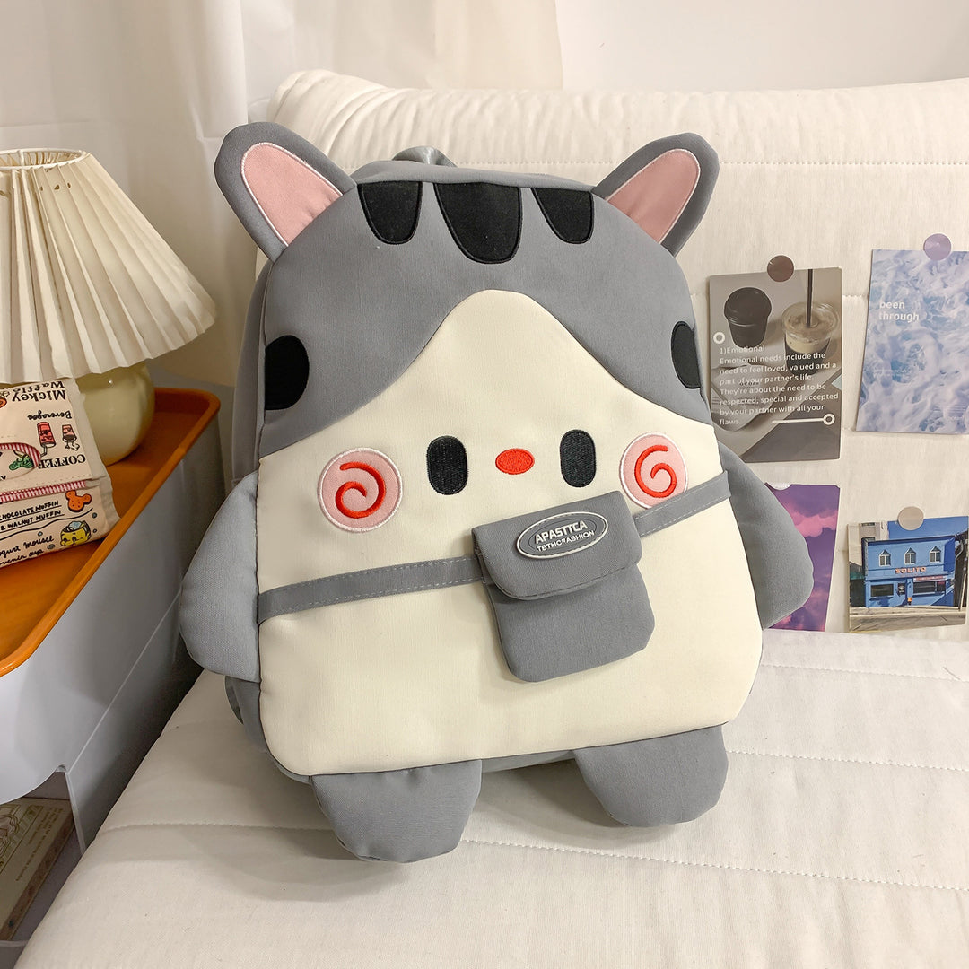 Plush Animal Backpack Bowlift