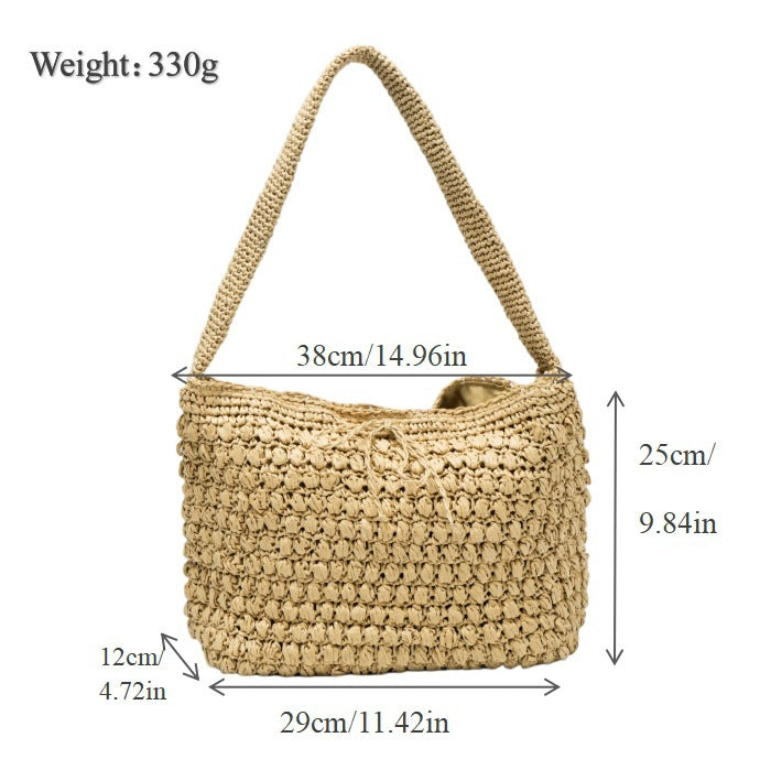 Designer Macramé Handbag Bowlift