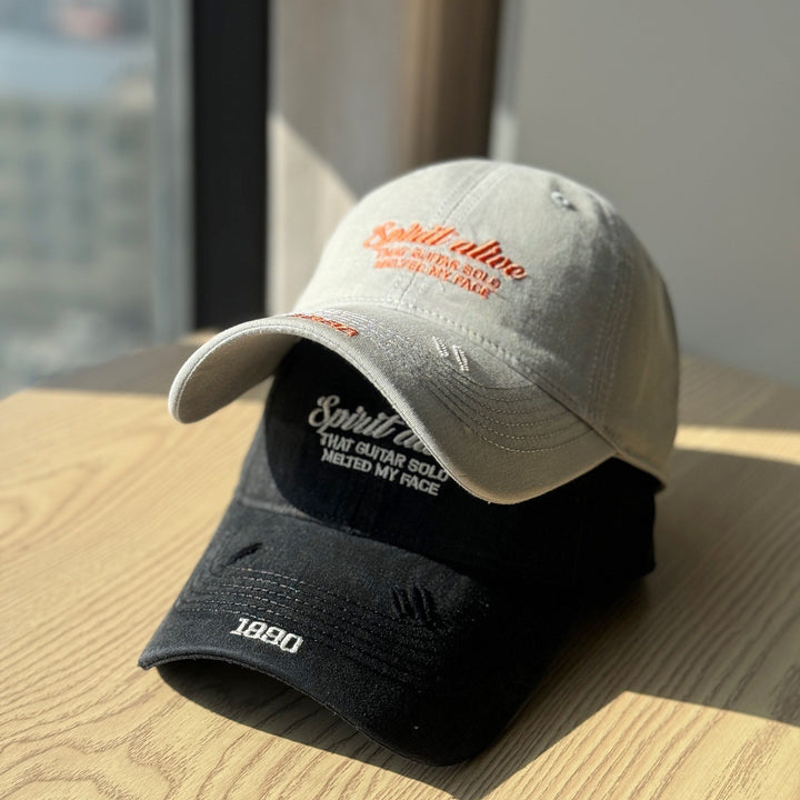 Men's Casual Distressed Cap Bowlift
