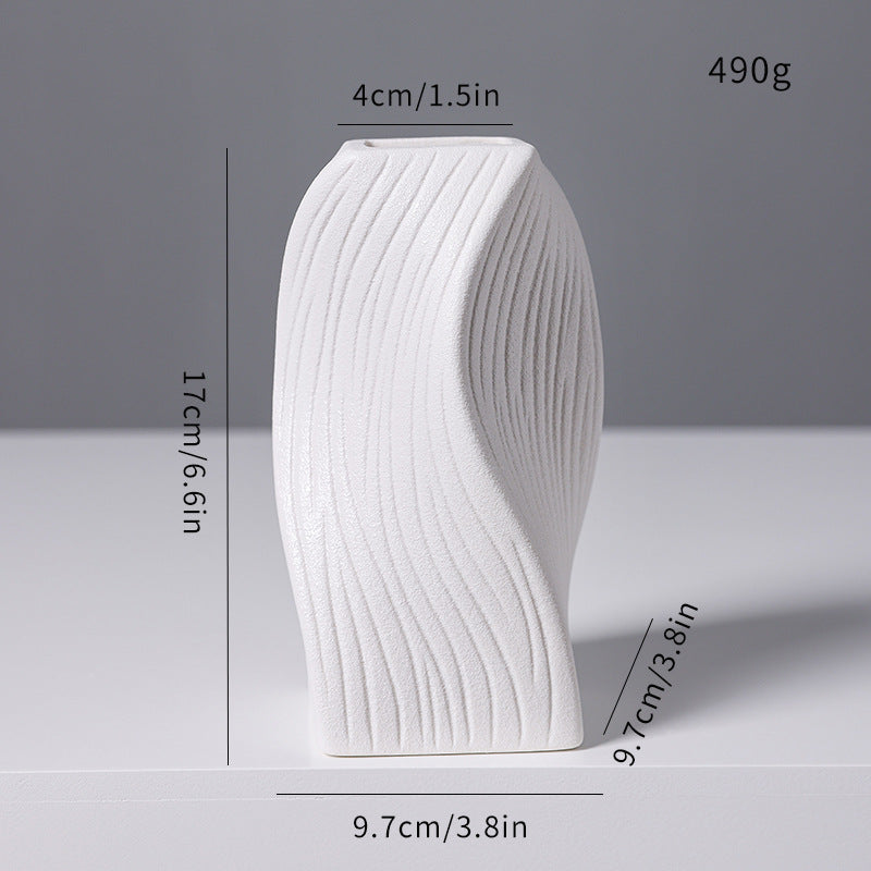 Modern Abstract Sculptural Vase Bowlift