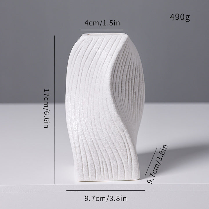Modern Abstract Sculptural Vase Bowlift