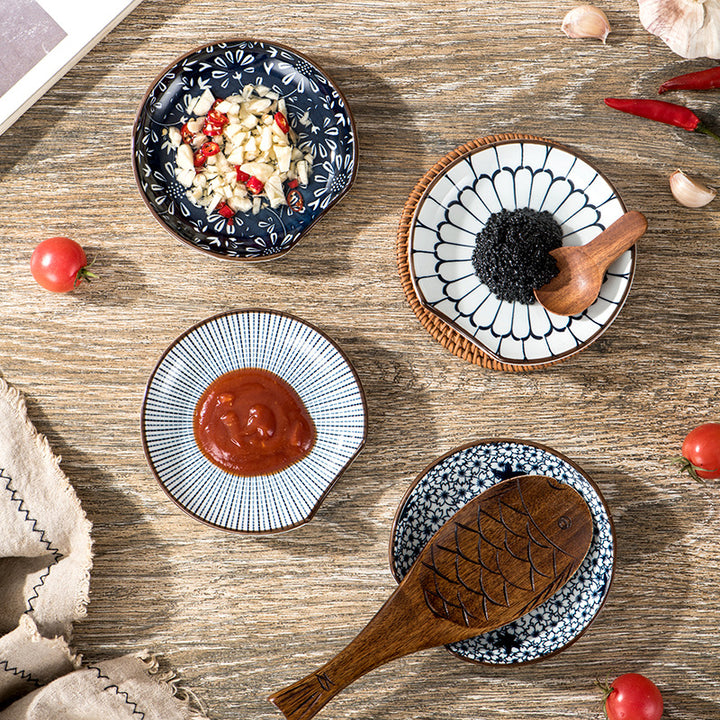 Elegant Porcelain Appetizer Dish Set