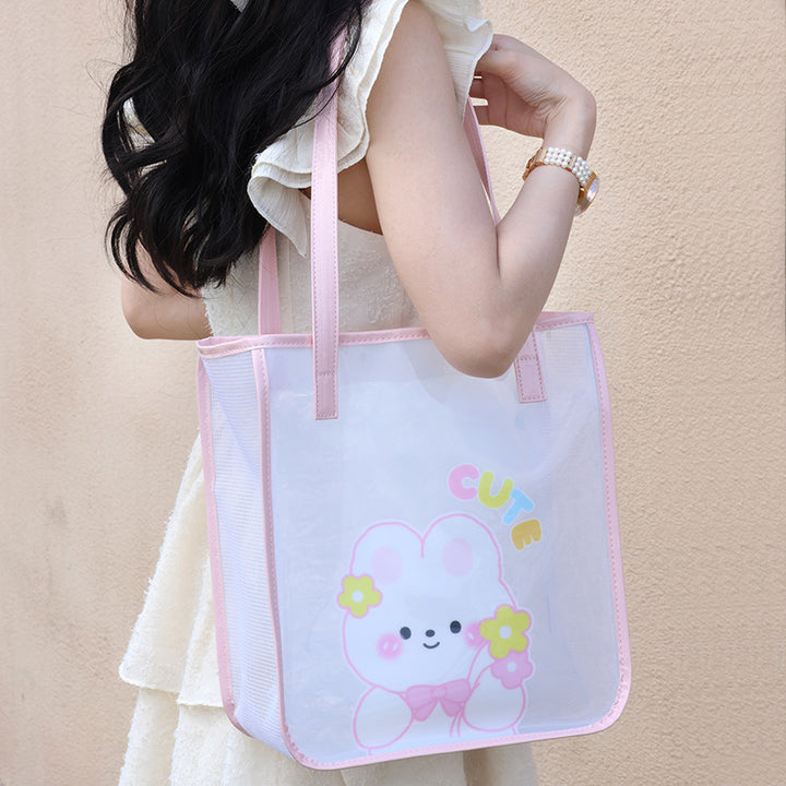 Leisure Handbag With Cute Bear Design Bowlift