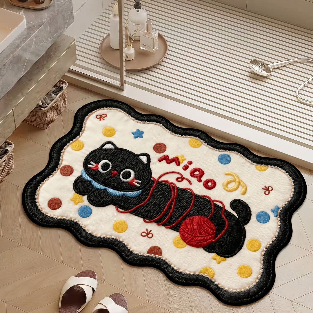 Decorative Bathroom Mat Bowlift