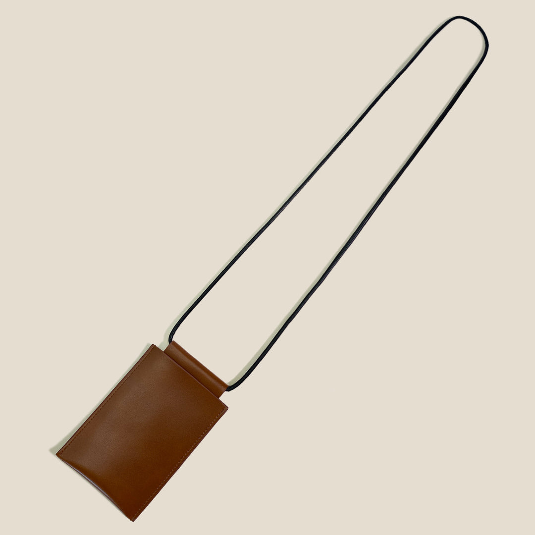 Leather Crossbody Card Holder Bowlift