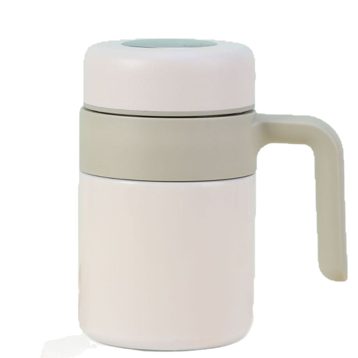 Women's insulated cup with ergonomic handle and spill-proof lid Bowlift