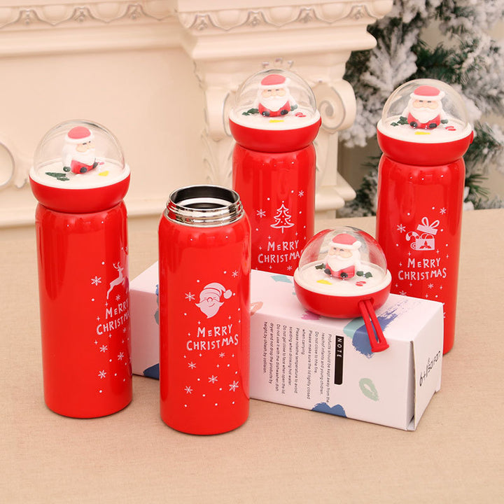 Christmas Themed Water Bottle Bowlift