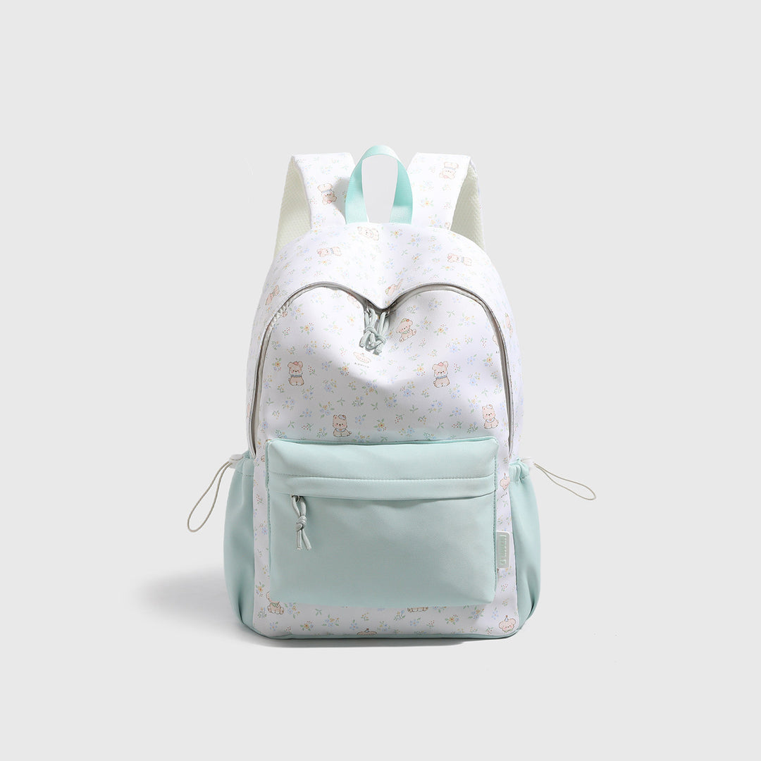 Playful Character Print Backpack Bowlift