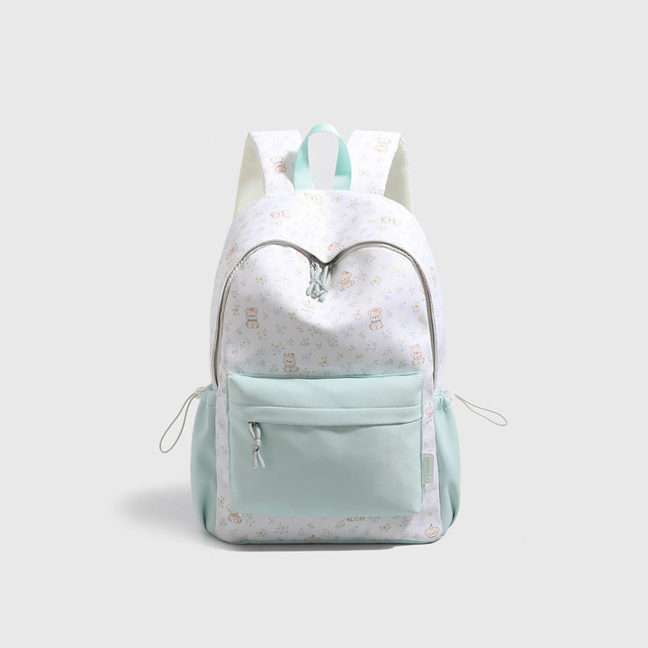 Playful Character Print Backpack Bowlift
