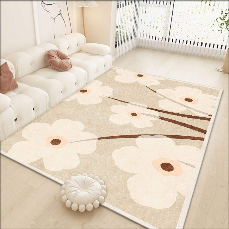 Elegant Floral Pattern Area Rug Bowlift