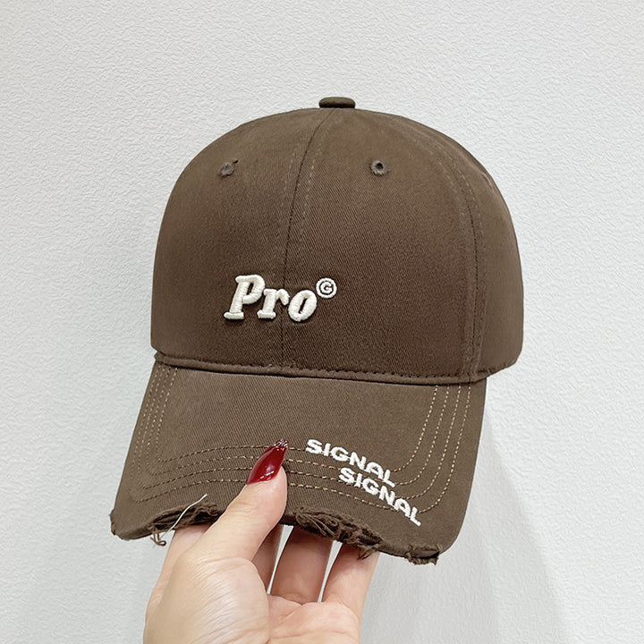 Women's Casual Distressed Baseball Cap Bowlift