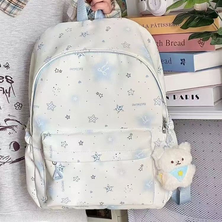 School backpack with playful star design and multiple compartments Bowlift