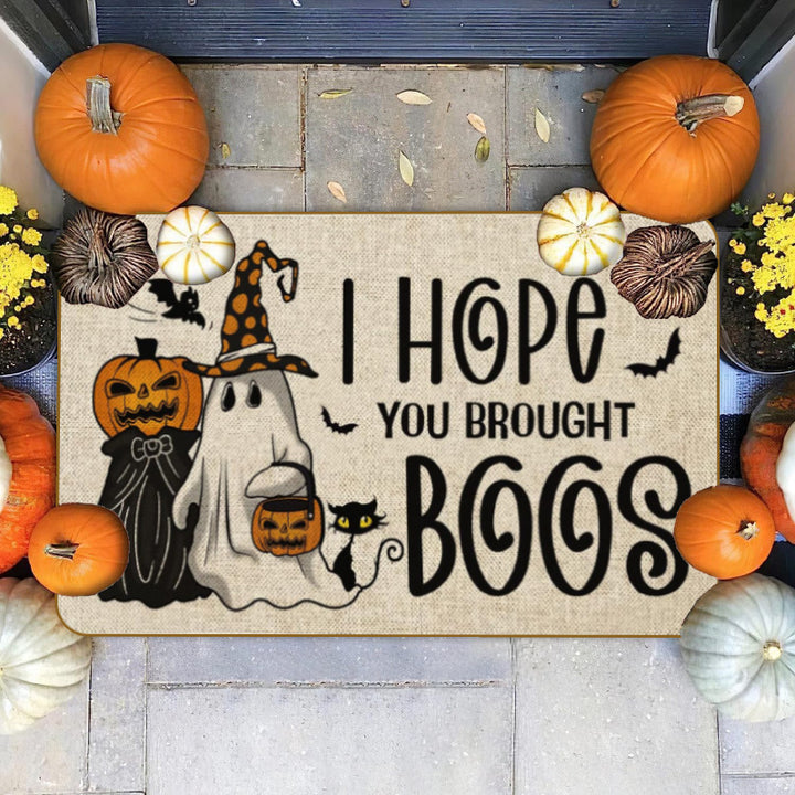 Halloween-Themed Decorative Welcome Mat Bowlift