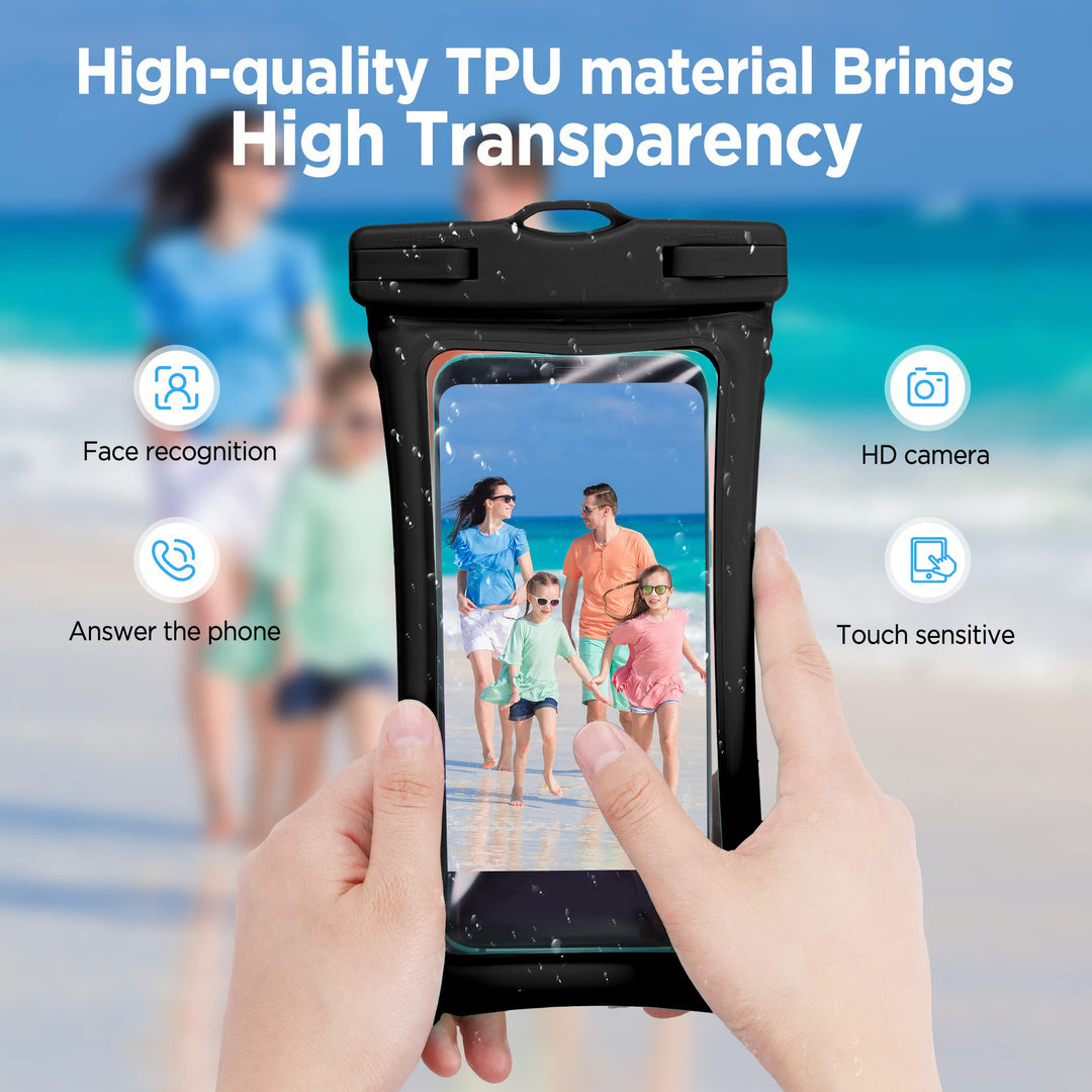 Waterproof smartphone holder with carrying strap Bowlift