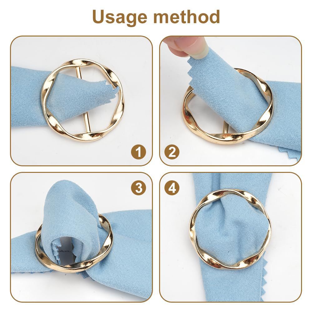 Decorative Scarf Buckle Set Bowlift
