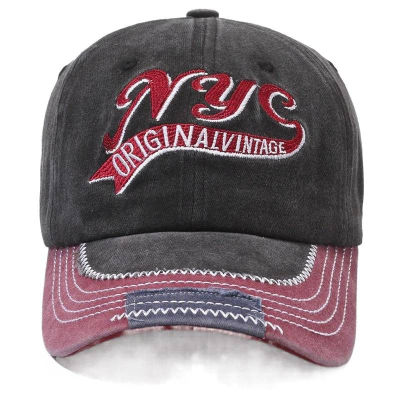 Men's Embroidered Vintage Cap Bowlift