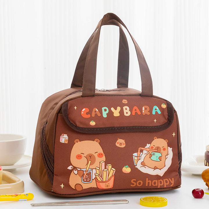 Cartoon-Themed Insulated Lunch Bag Bowlift