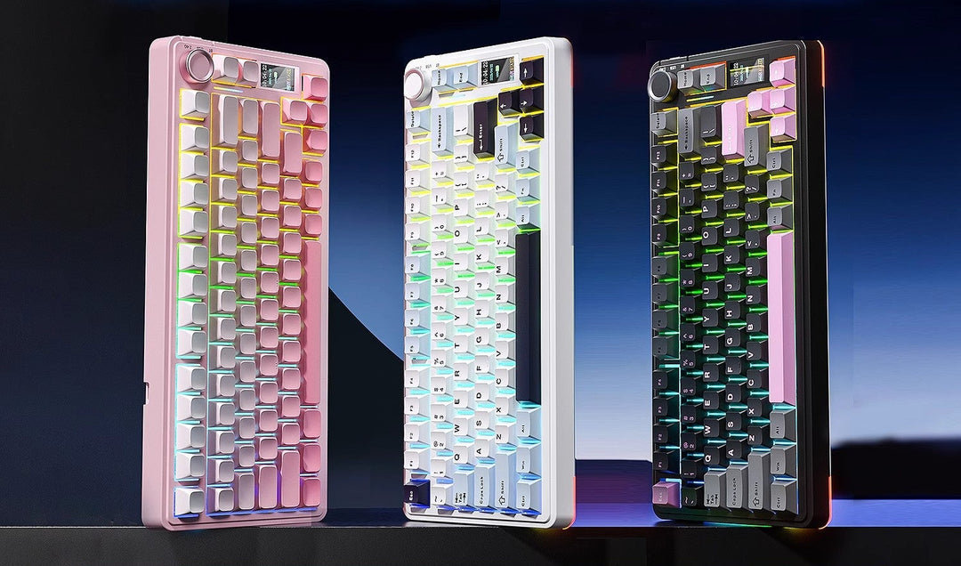 Wireless Mechanical Keyboard with Customizable RGB Backlighting Bowlift