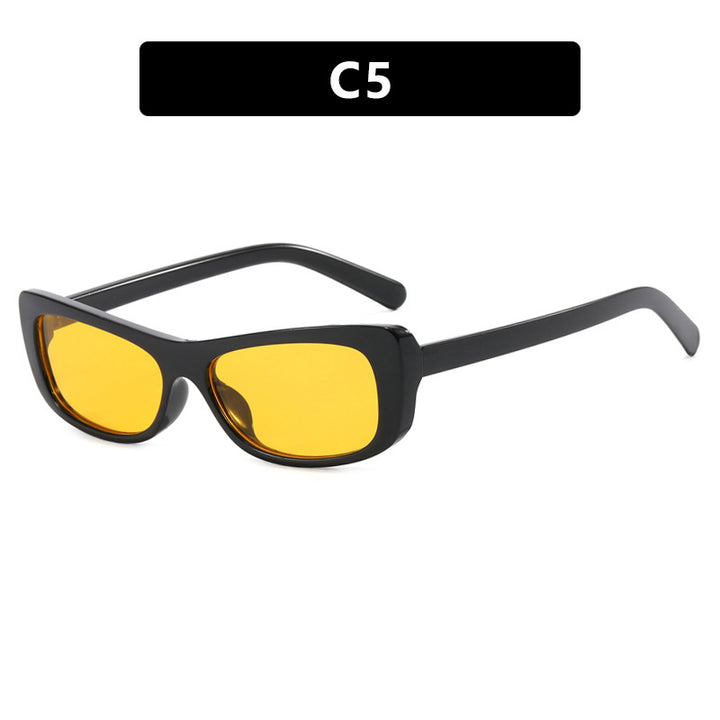 Ladies Trendy rectangular Sunglasses Bowlift