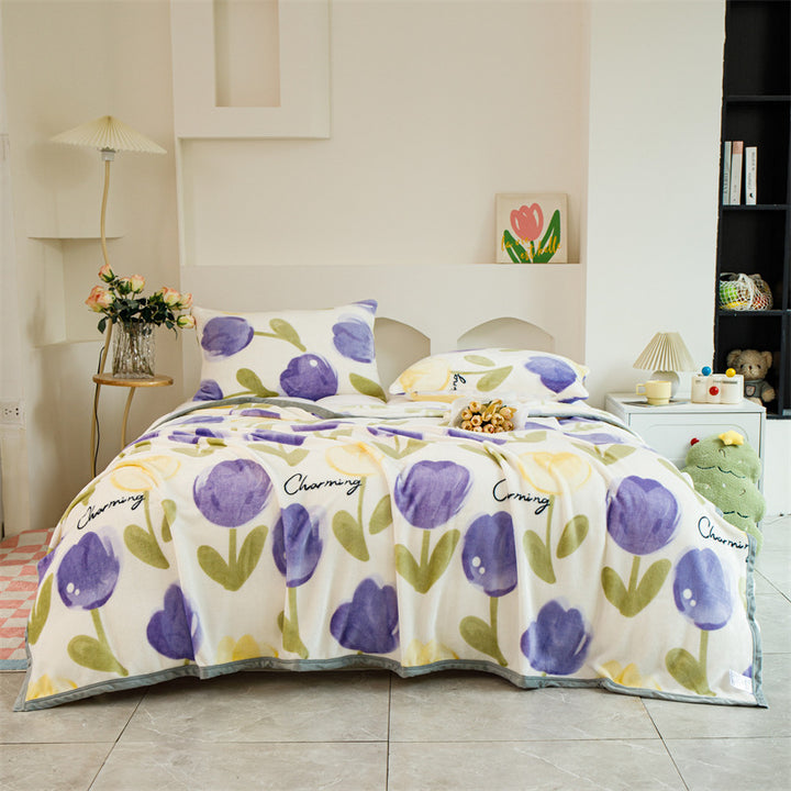 Women Patterned Blanket made of Soft Cotton Bowlift