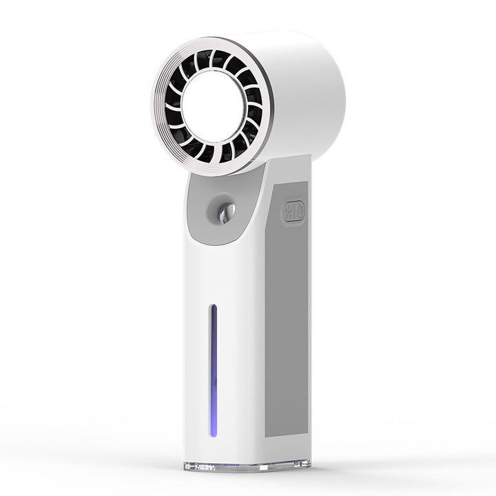 Unisex portable ultrasonic facial spray and mini fan with USB charging function Bowlift
