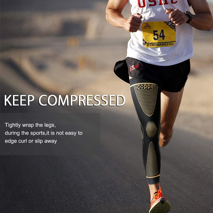 Copper Compression Knee Support Bowlift