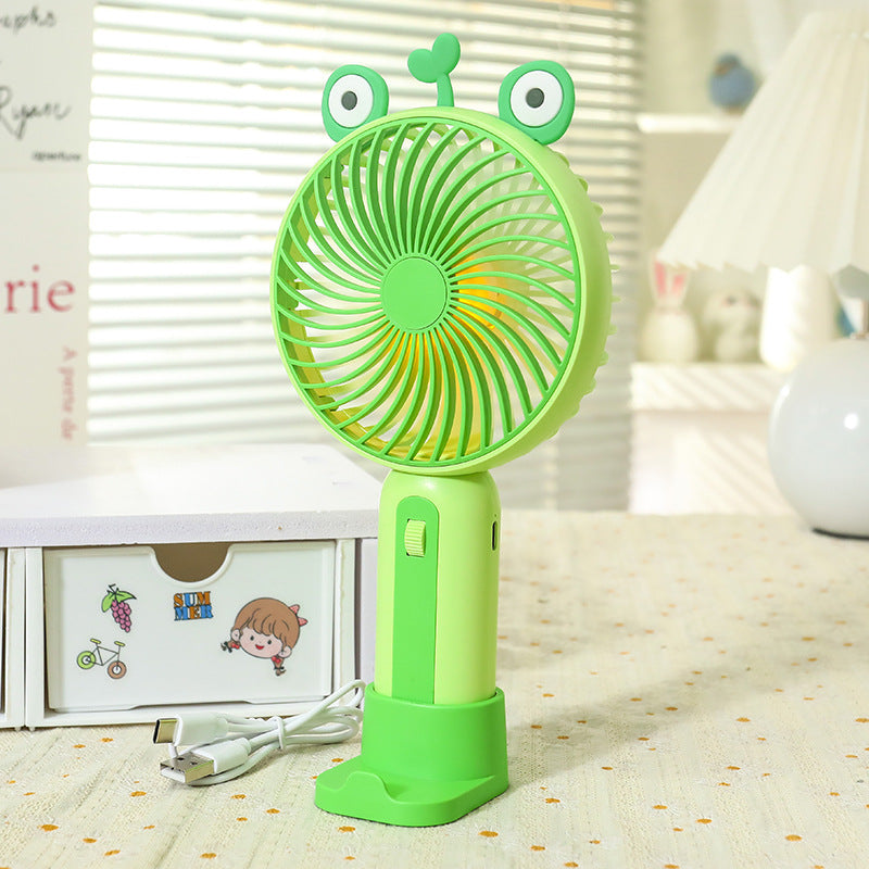 Women Portable Handheld Fan with Playful Animal Design Bowlift