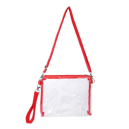 Transparent shoulder bag with adjustable shoulder strap Bowlift