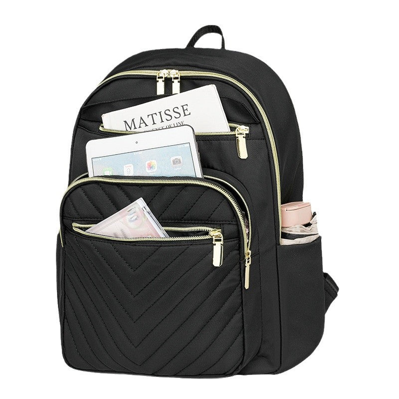 Modern Quilted Backpack Bowlift