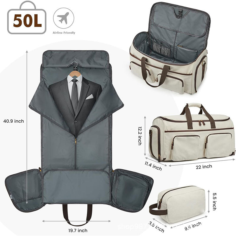 Premium Canvas Travel Duffle Bag Bowlift