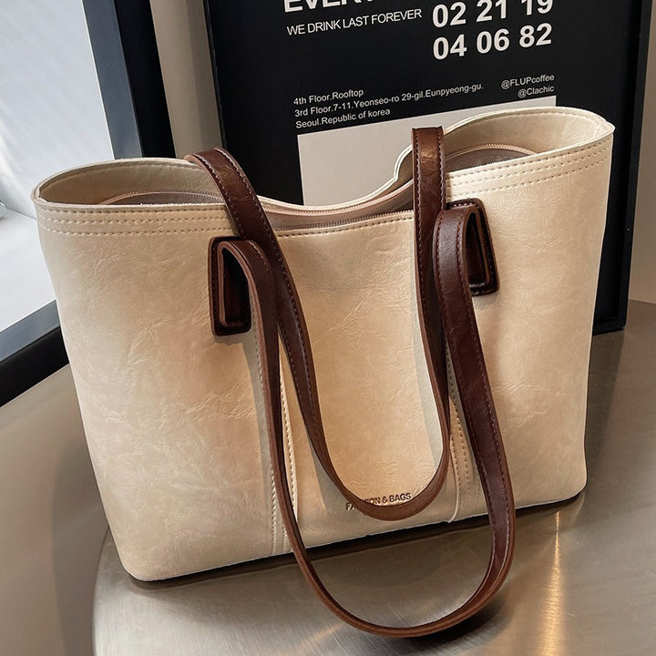 Classic Leather Tote Bag Bowlift