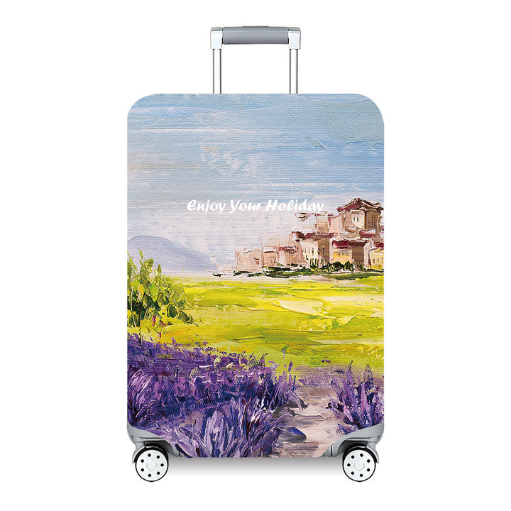 Women's Travel Suitcase with Colorful Floral Design Bowlift