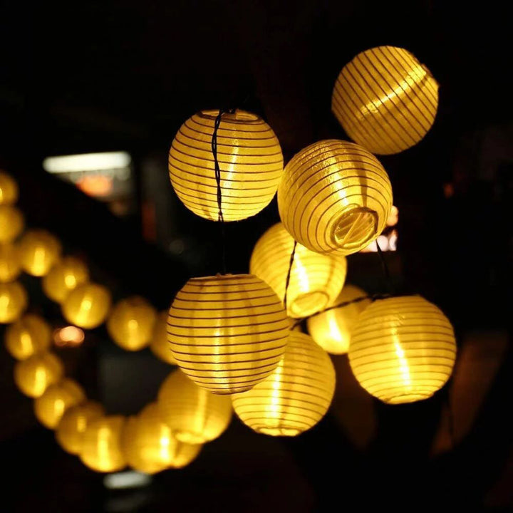 Decorative LED Lantern String Lights Bowlift
