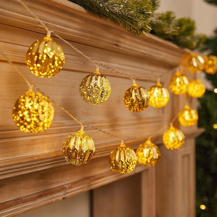 Colored LED Christmas light chain Bowlift