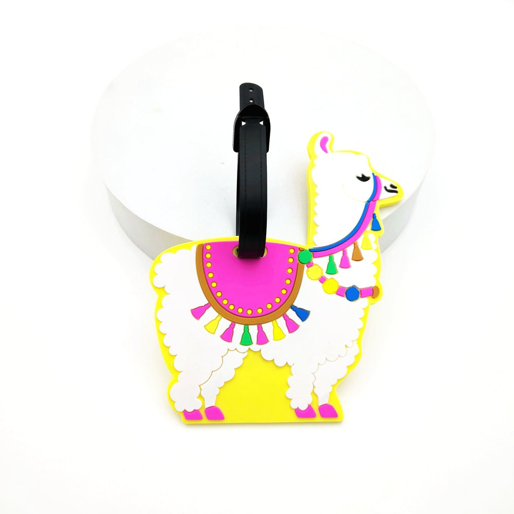Llama-Shaped Luggage Tag Bowlift
