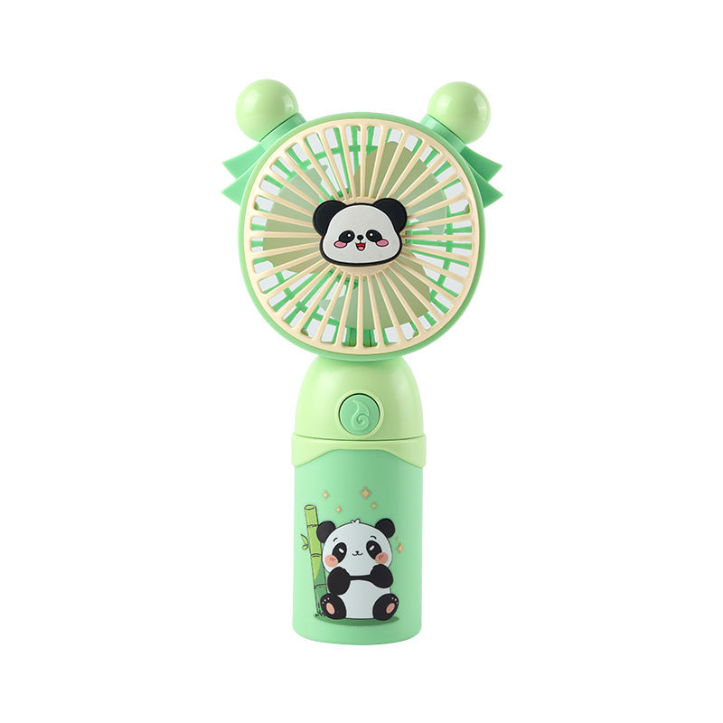 Portable Panda-Themed Mini Fan Bowlift