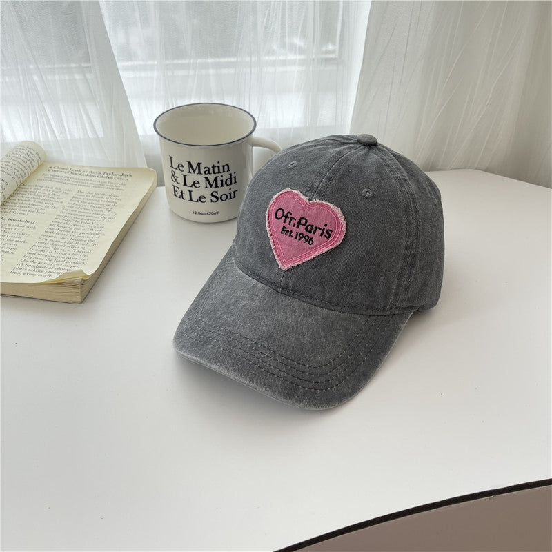 Women's Vintage-Inspired Embroidered Baseball Cap Bowlift