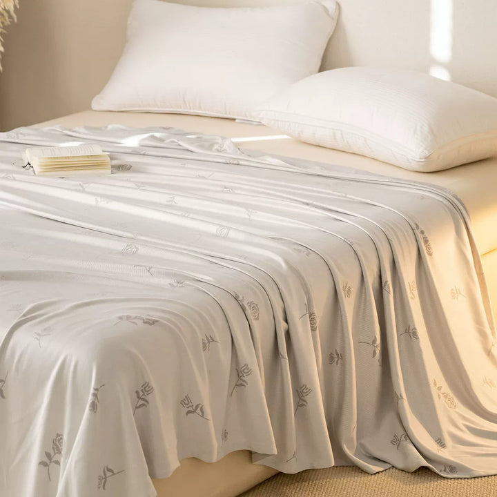 Women Satin Bedspread Bowlift