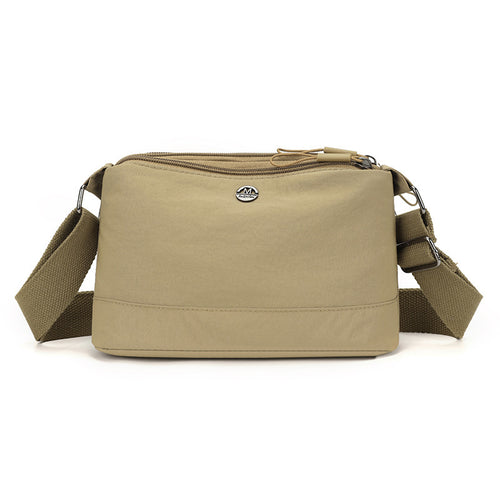 Shoulder bag with adjustable carrying strap and intelligent compartment system Bowlift