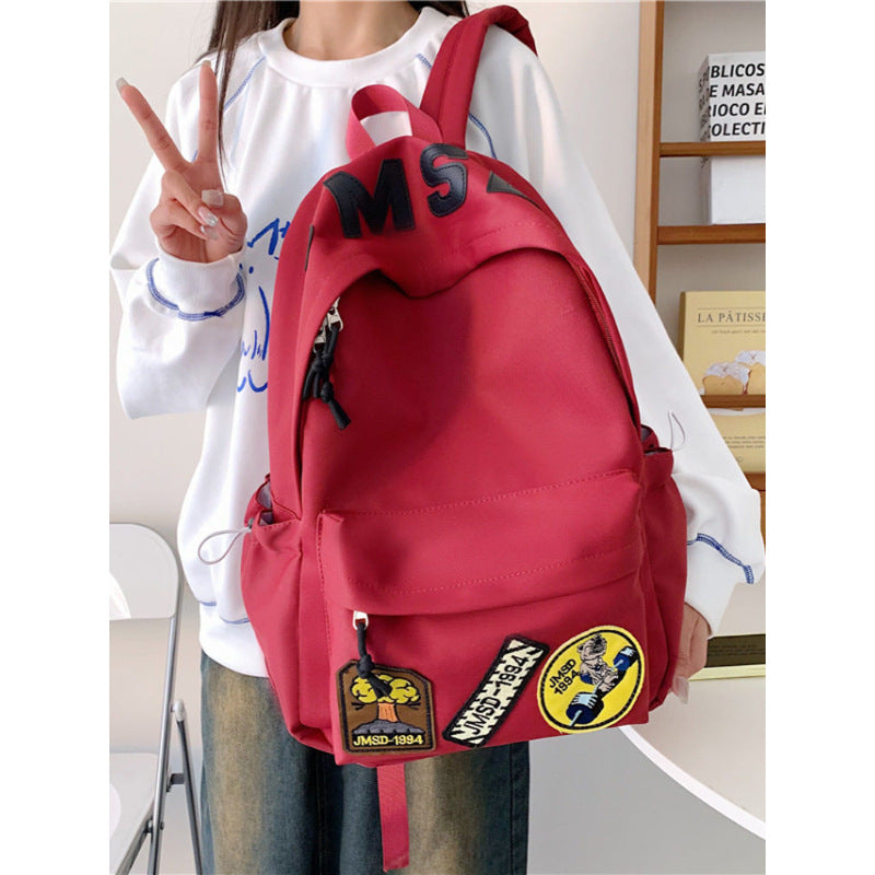 Artistic Patchwork Backpack Bowlift