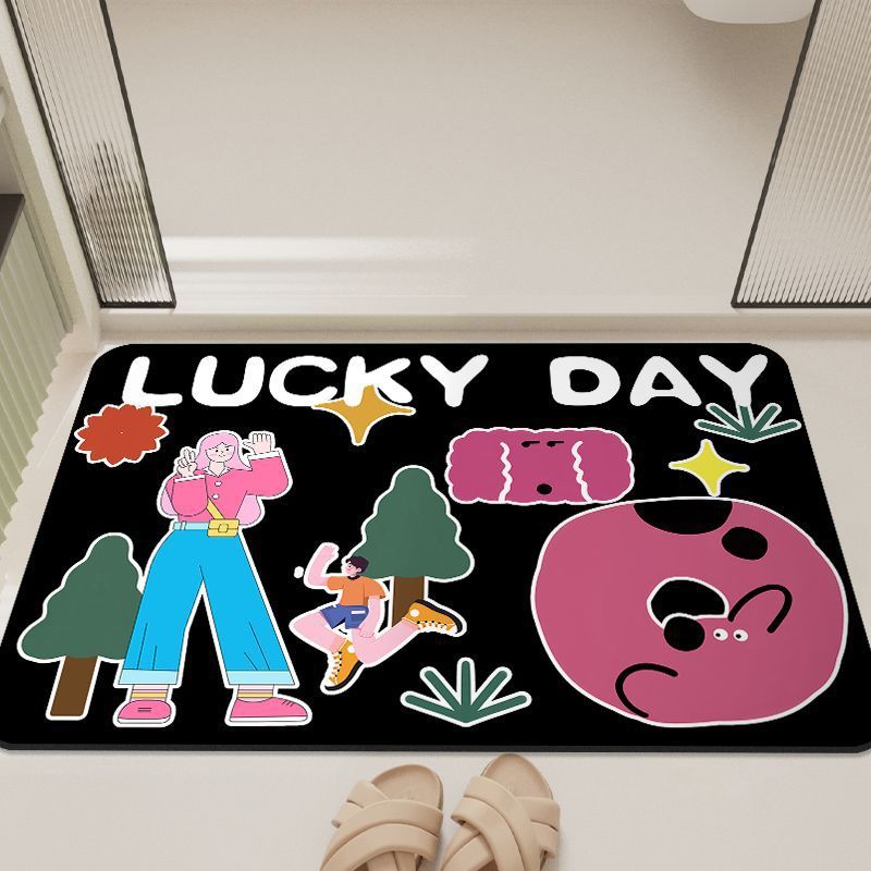 Cartoon-Inspired Bathroom Mat Bowlift