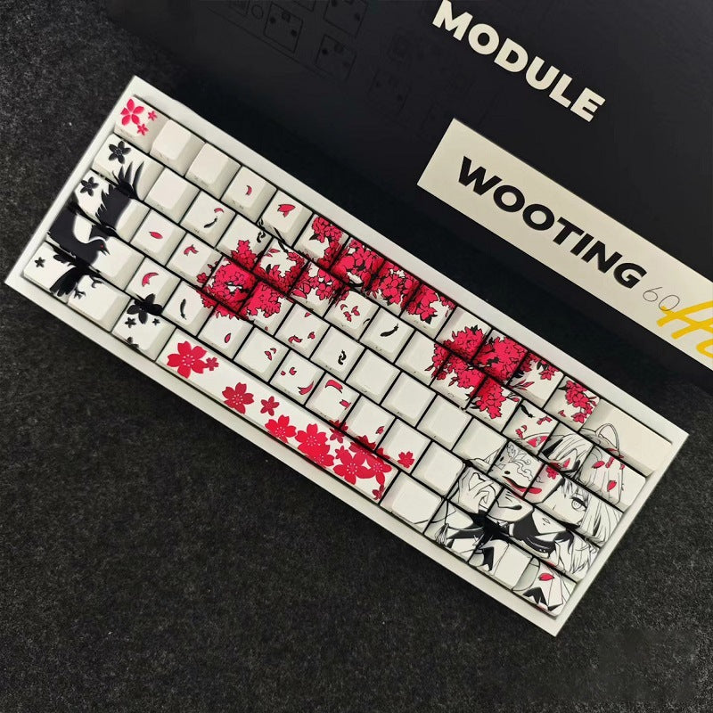 Custom Anime-Themed Mechanical Keyboard Bowlift