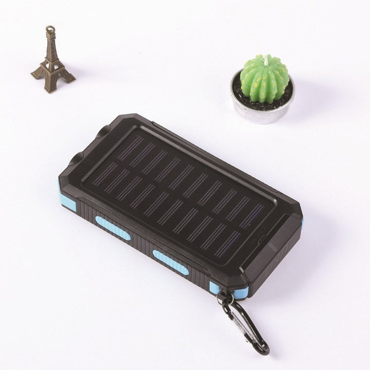 Solar Power Bank with Durable Housing and LED Charging Indicator Bowlift