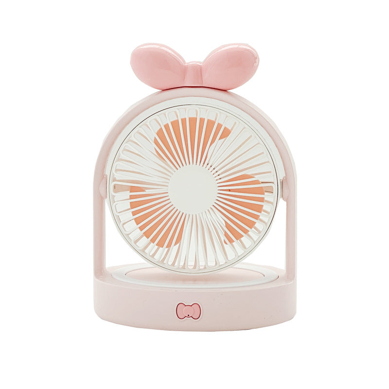 Compact table fan in creative design Bowlift