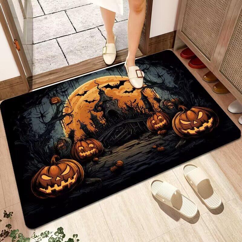 Halloween-Themed Decorative Area Mat Bowlift