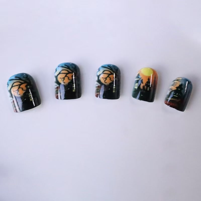Halloween artificial nail set Bowlift