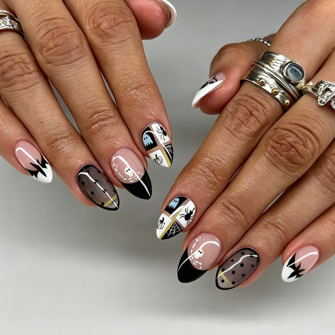 Artistic Themed Press-On Nail Set