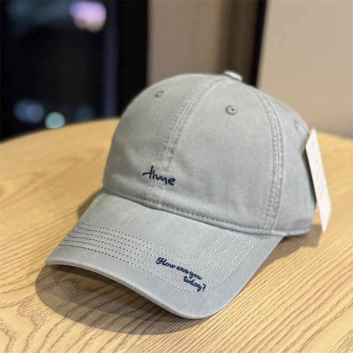 Women's Casual Embroidered Adjustable Cap Bowlift